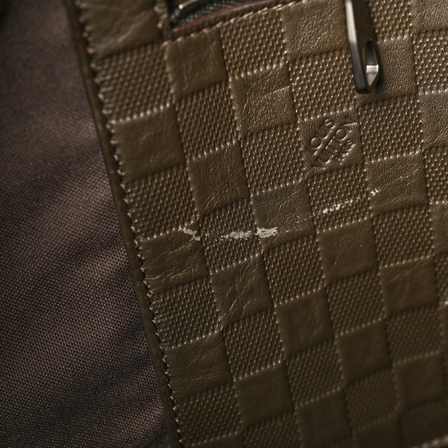 Louis Vuitton Damier Infini Cabas Voyage Brown 9 of 10
