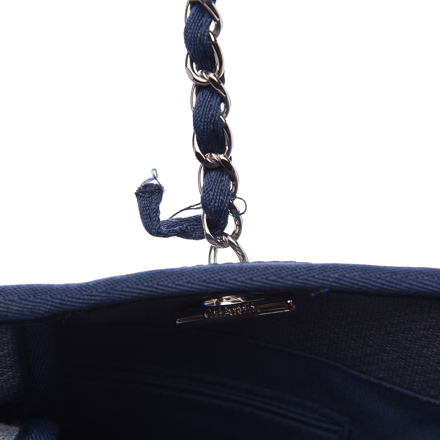 Canvas Small Deauville Tote Blue