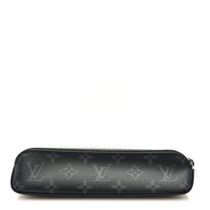 Louis Vuitton Monogram Eclipse Elizabeth Pencil Pouch Black 1 of 6