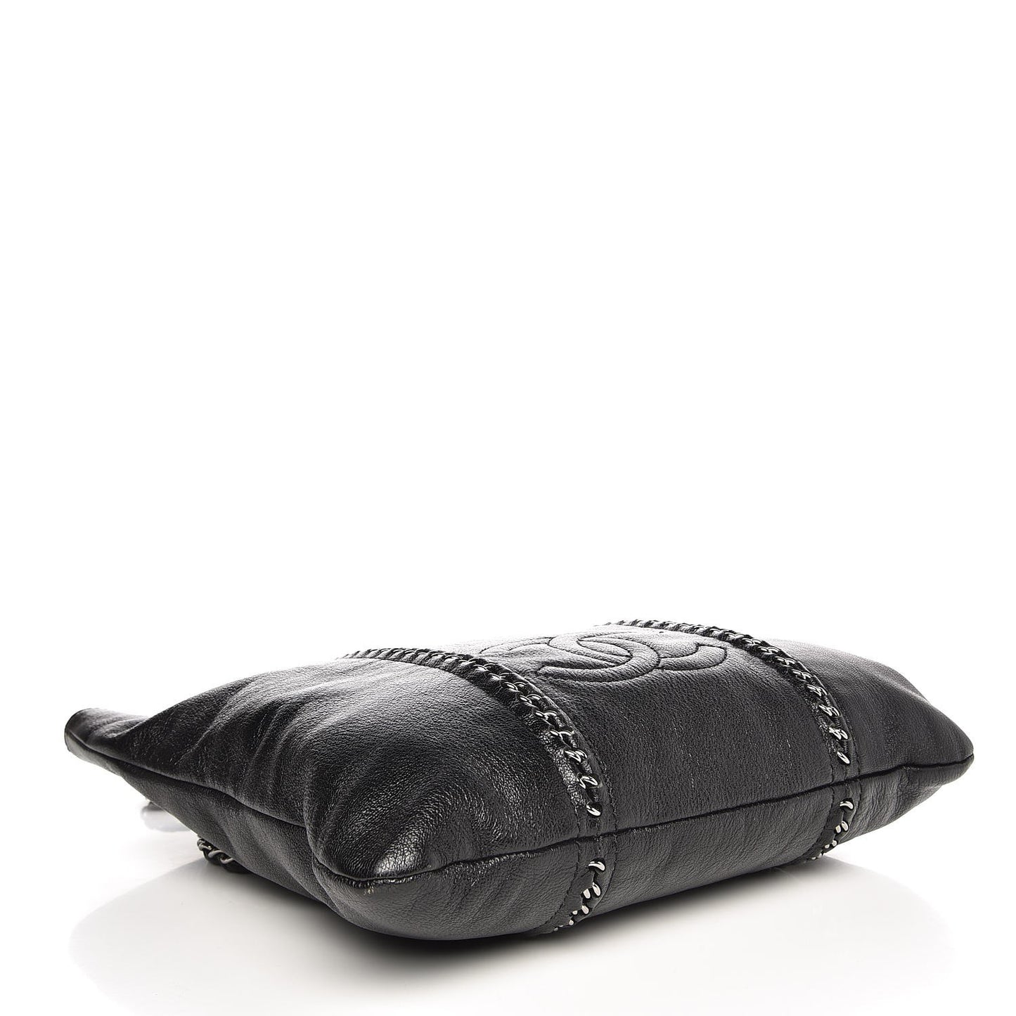 Deerskin Luxe Ligne Tote Black