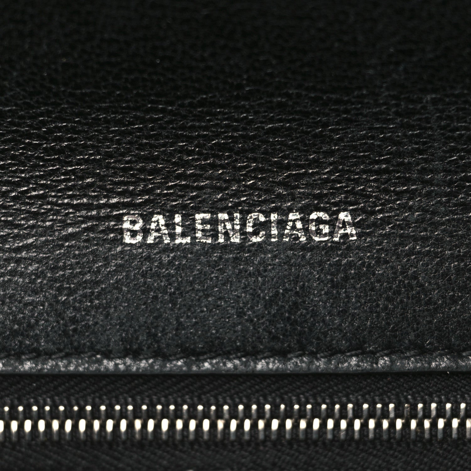 Balenciaga Grained Calfskin Small Hourglass Top Handle Bag Black 5 of 12