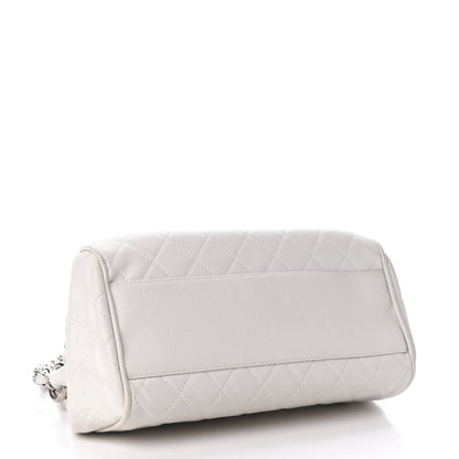 Chanel Caviar Quilted Timeless Accordion Flap White 4 of 11