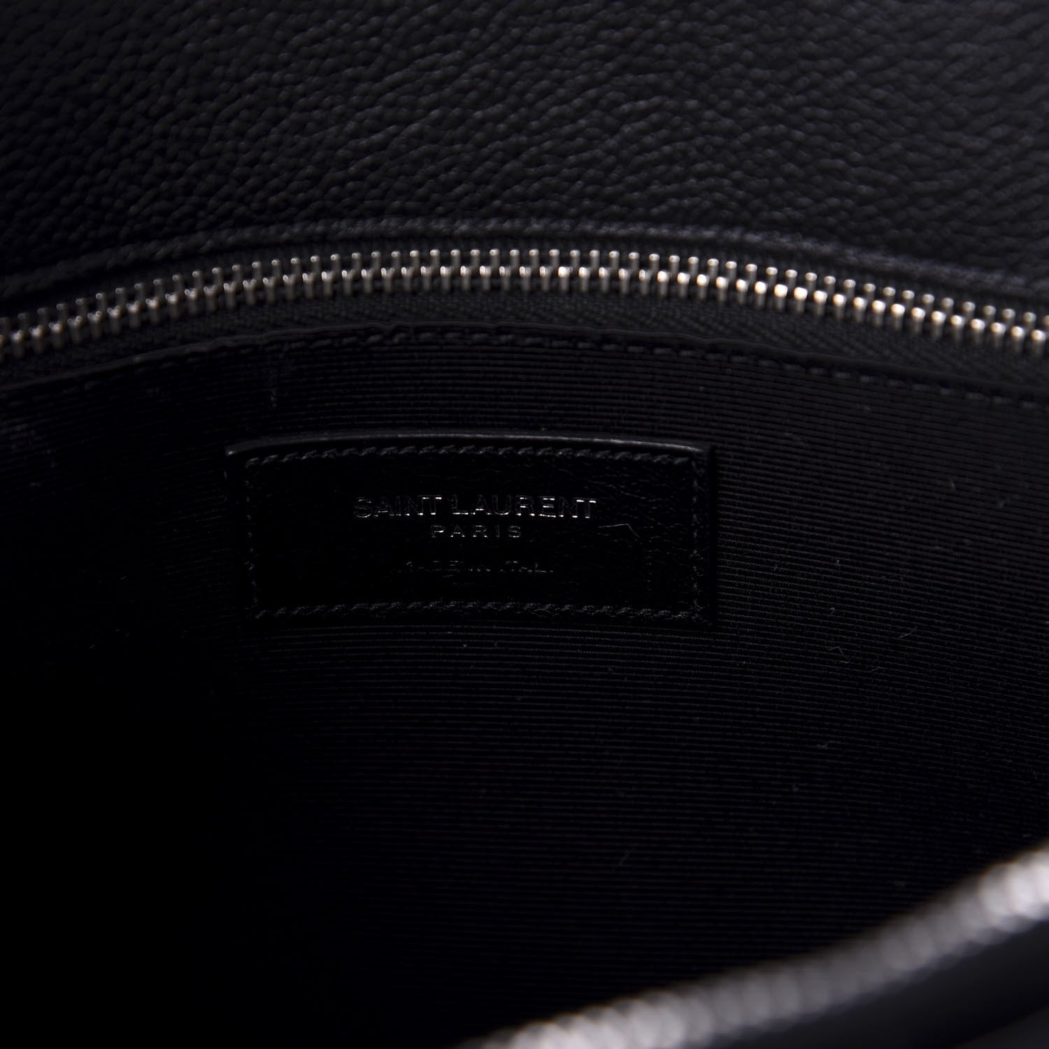 Saint Laurent Grained Calfskin Small Sac De Jour Black 9 of 11