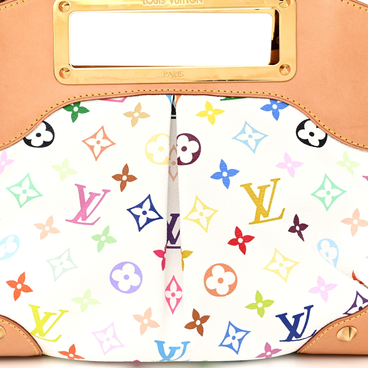 Louis Vuitton Monogram Multicolor Judy MM White 7 of 9