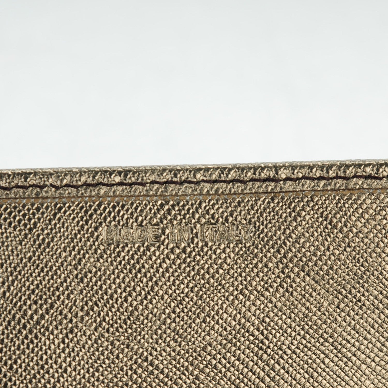 Prada Saffiano Metal Continental Flap Wallet Piombo 7 of 7