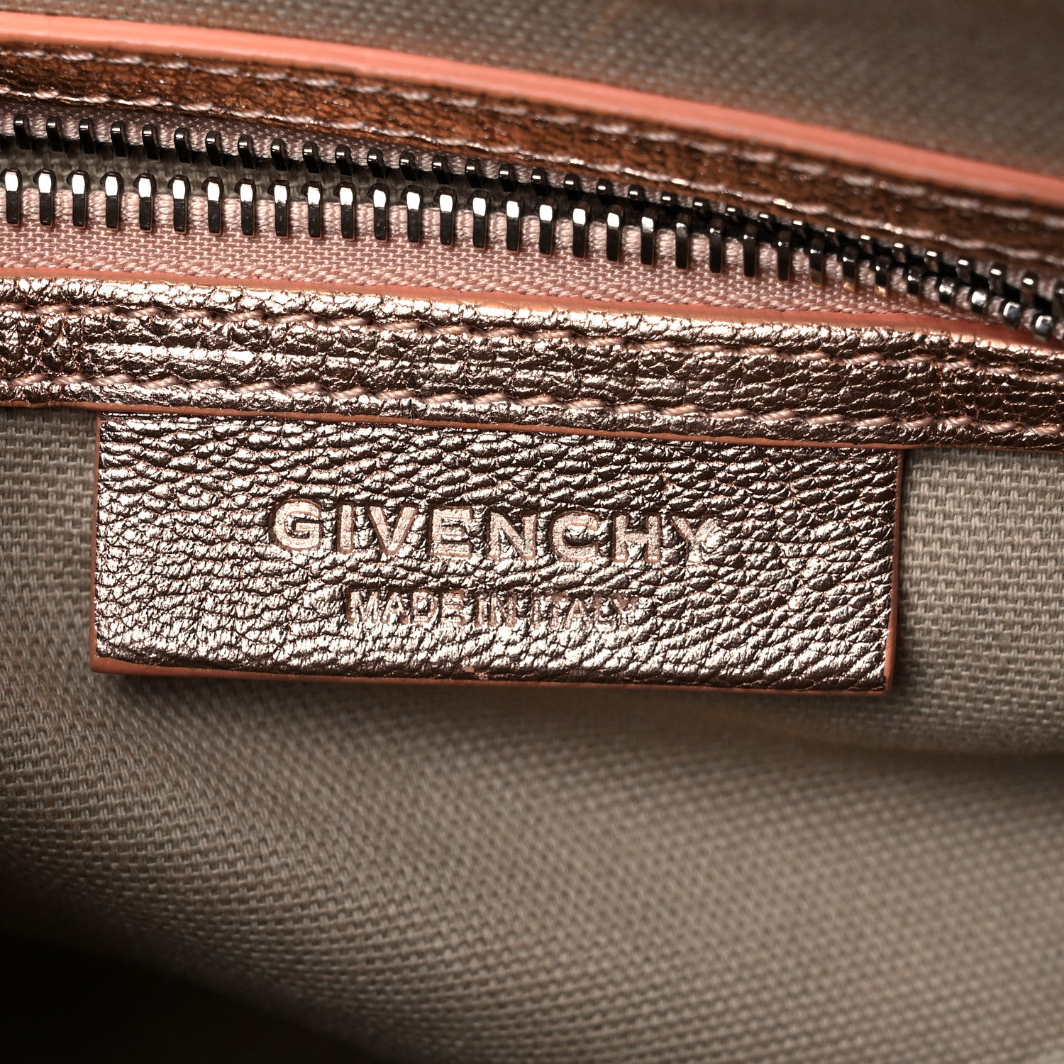 Givenchy Metallic Sugar Goatskin Mini Antigona Light Pink 6 of 21