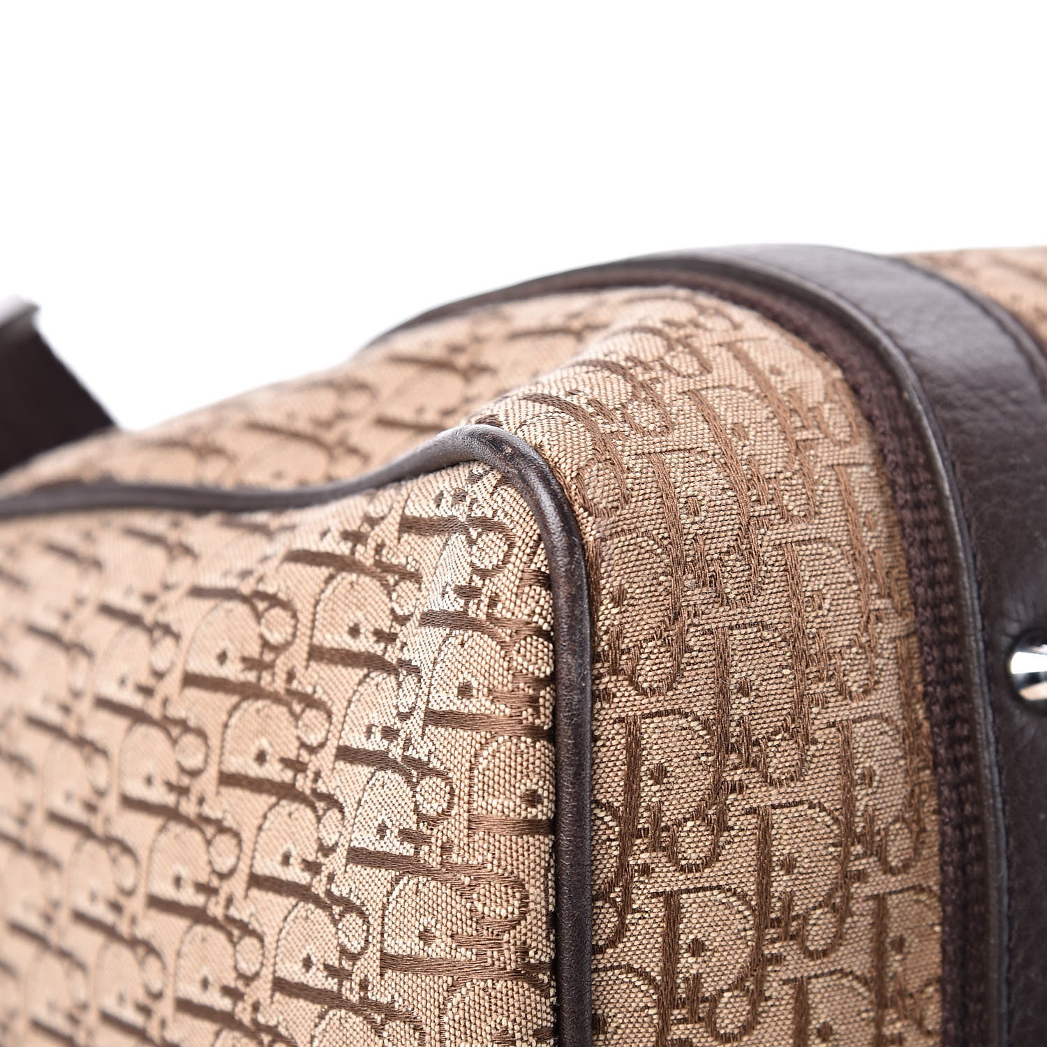 Christian Dior Monogram Boston Brown 9 of 12