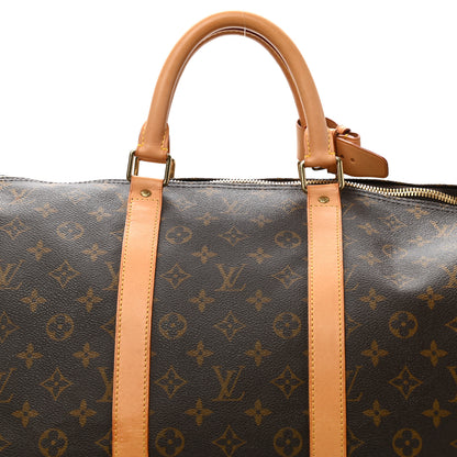 Louis Vuitton Monogram Keepall Bandouliere 55 8 of 10