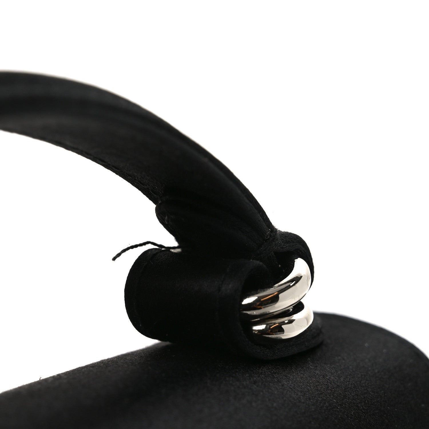 Judith Leiber Satin Crystal Bow Top Handle Black 10 of 10