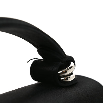 Judith Leiber Satin Crystal Bow Top Handle Black 10 of 10