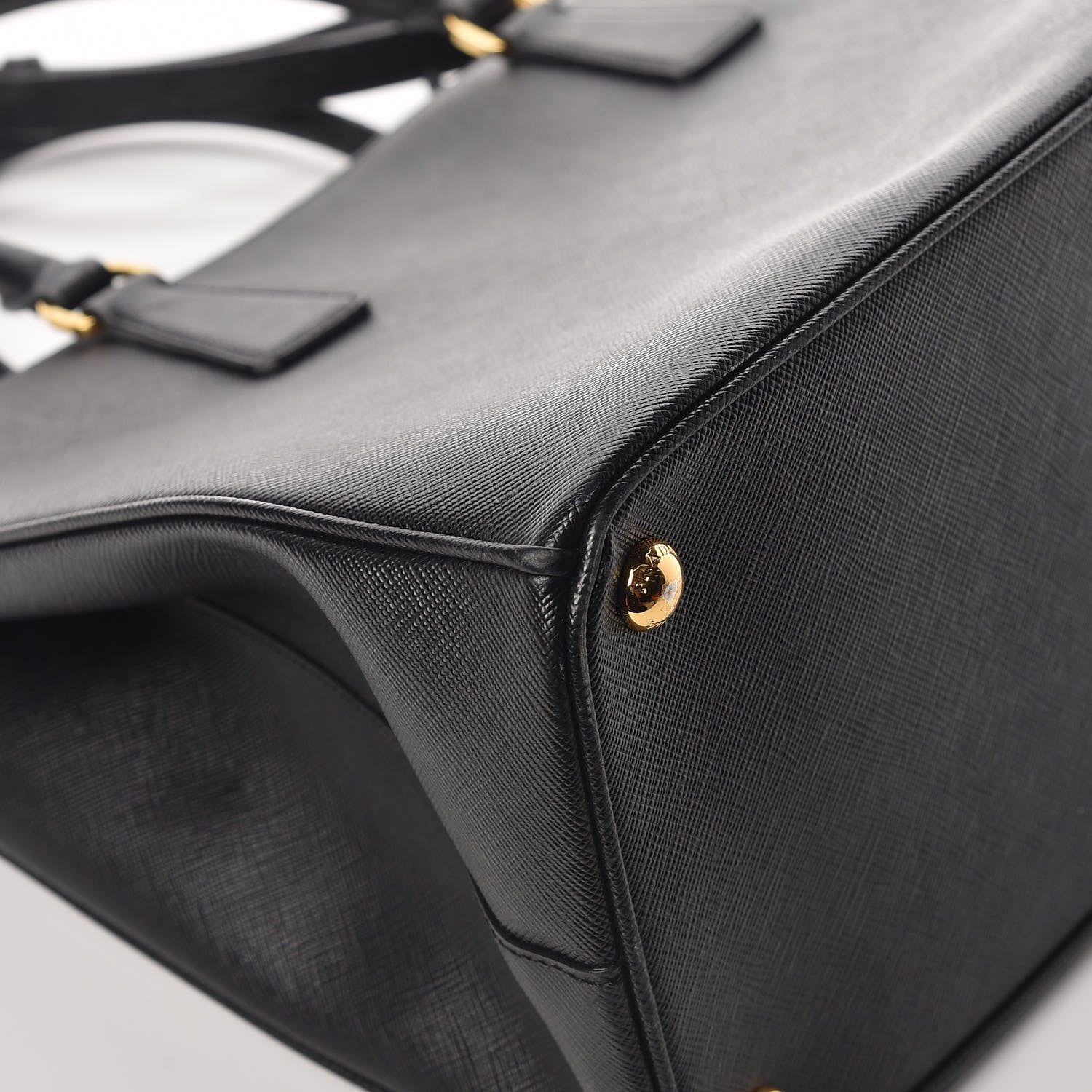 Prada Saffiano Medium Galleria Double Zip Tote Black 14 of 15