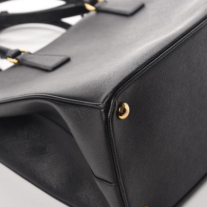 Prada Saffiano Medium Galleria Double Zip Tote Black 14 of 15