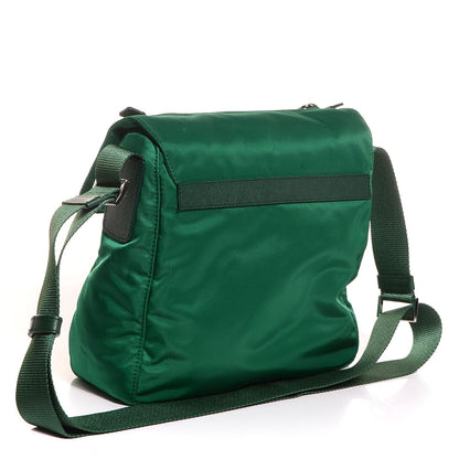 Prada Nylon Vela Single Messenger Bag Oleandro 3 of 11