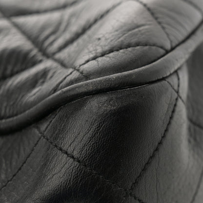 Chanel Lambskin Quilted Shopping Tote Black 15 of 17