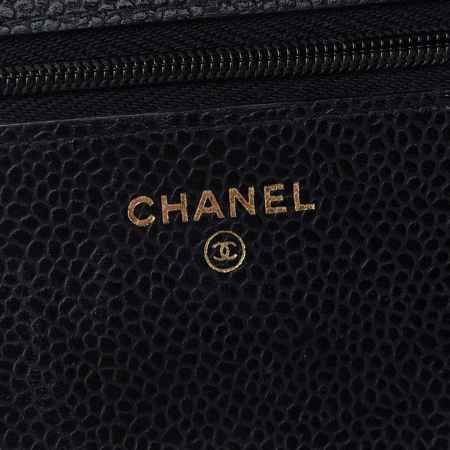 Chanel Caviar Quilted Wallet On Chain WOC Black 6 of 9