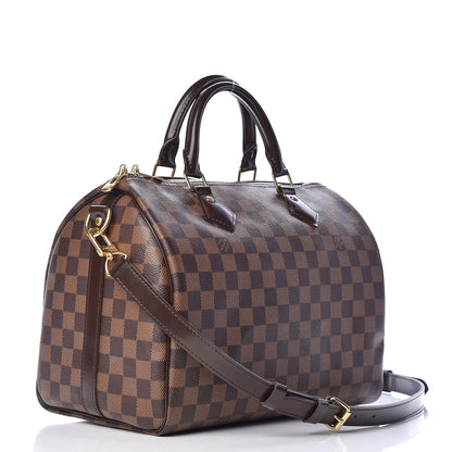 Louis Vuitton Damier Ebene Speedy Bandouliere 30 3 of 15