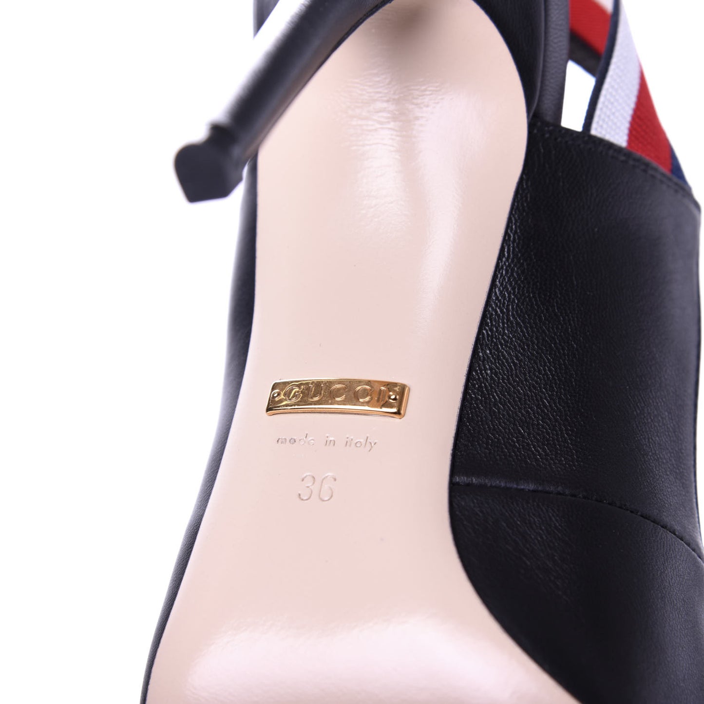 Malaga Kid Web Sylvie High Heel Slingback Pumps 36 Black