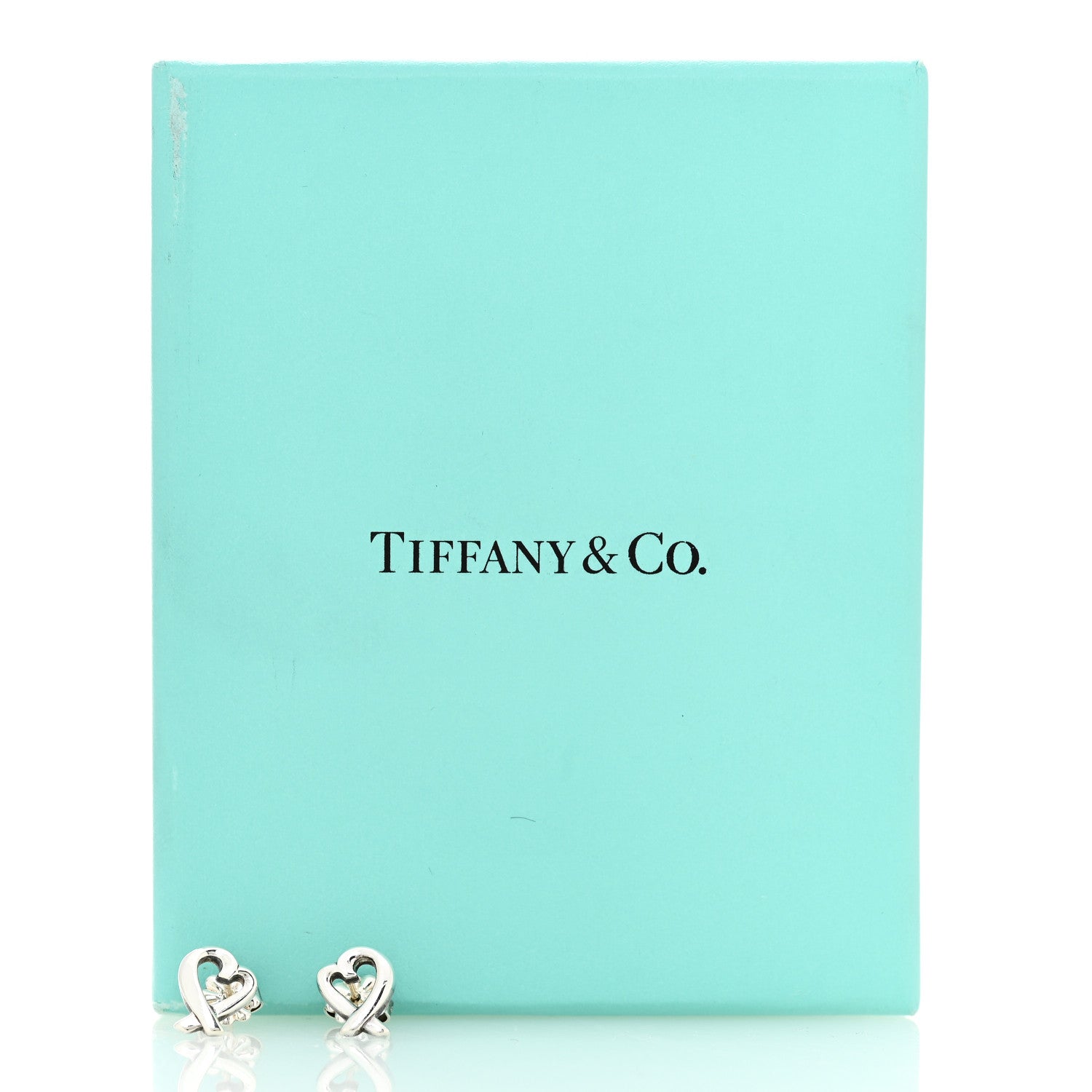 Tiffany Sterling Silver Mini Paloma Picasso Loving Heart Earrings 5 of 5
