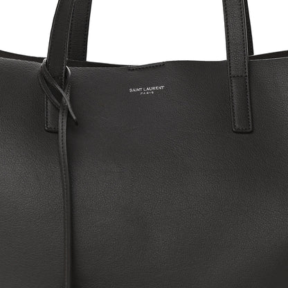 Saint Laurent Calfskin Large Fringe Shopping Tote Dark Grey 10 of 14