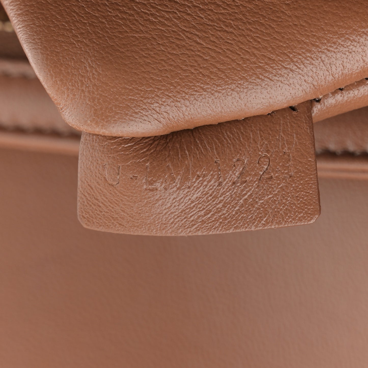 Calfskin Triomphe Canvas Teen Triomphe Bag White