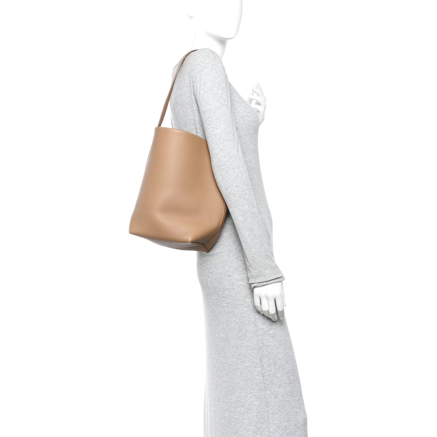 Grained Calfskin Medium N/S Park Tote Sandpit