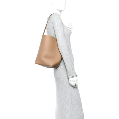 The Row Grained Calfskin Medium N/S Park Tote Sandpit 2 of 10