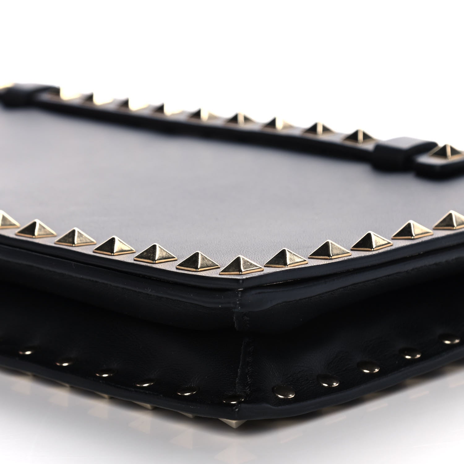 Valentino Garavani Nappa Rockstud Wristlet Clutch Black 9 of 9