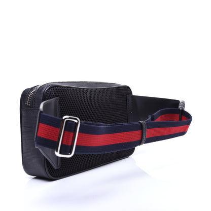 Gucci Soft GG Supreme Monogram Web Belt Bag Black Grey 3 of 9