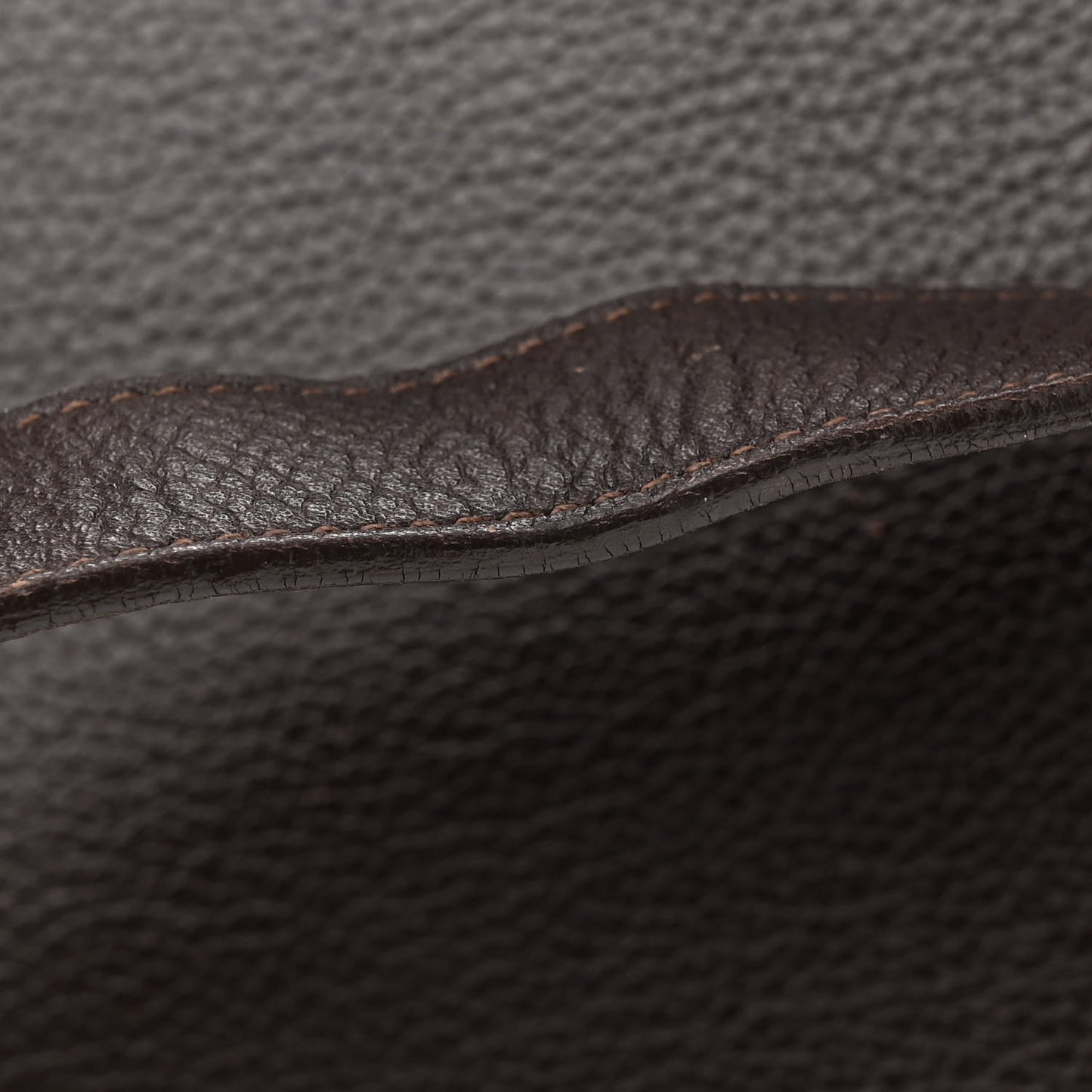 Pebbled Calfskin Medium Jennifer Dark Brown