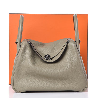 Hermes Taurillon Clemence Lindy 30 Sauge 8 of 8