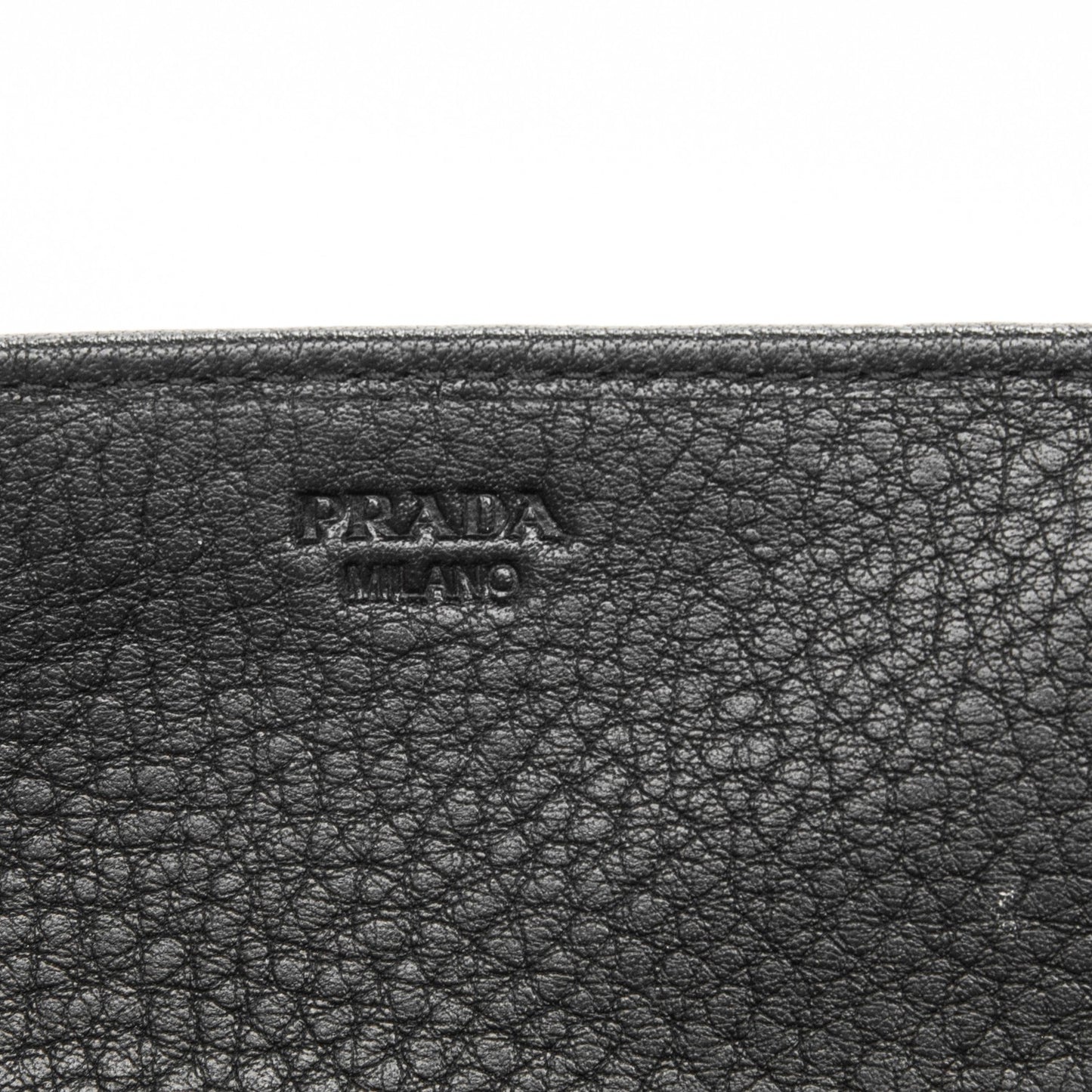 Vitello Daino Continental Flap Wallet Nero Black