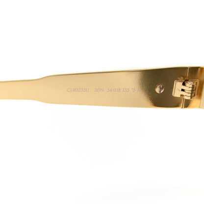 Celine Metal Triomphe 01 Sunglasses CL40235U Gold Green 6 of 8