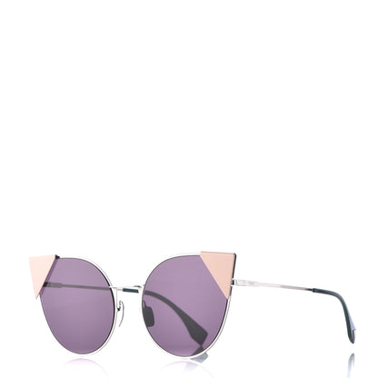Fendi Iridia Sunglasses FF 0190 Palladium Pink 1 of 8