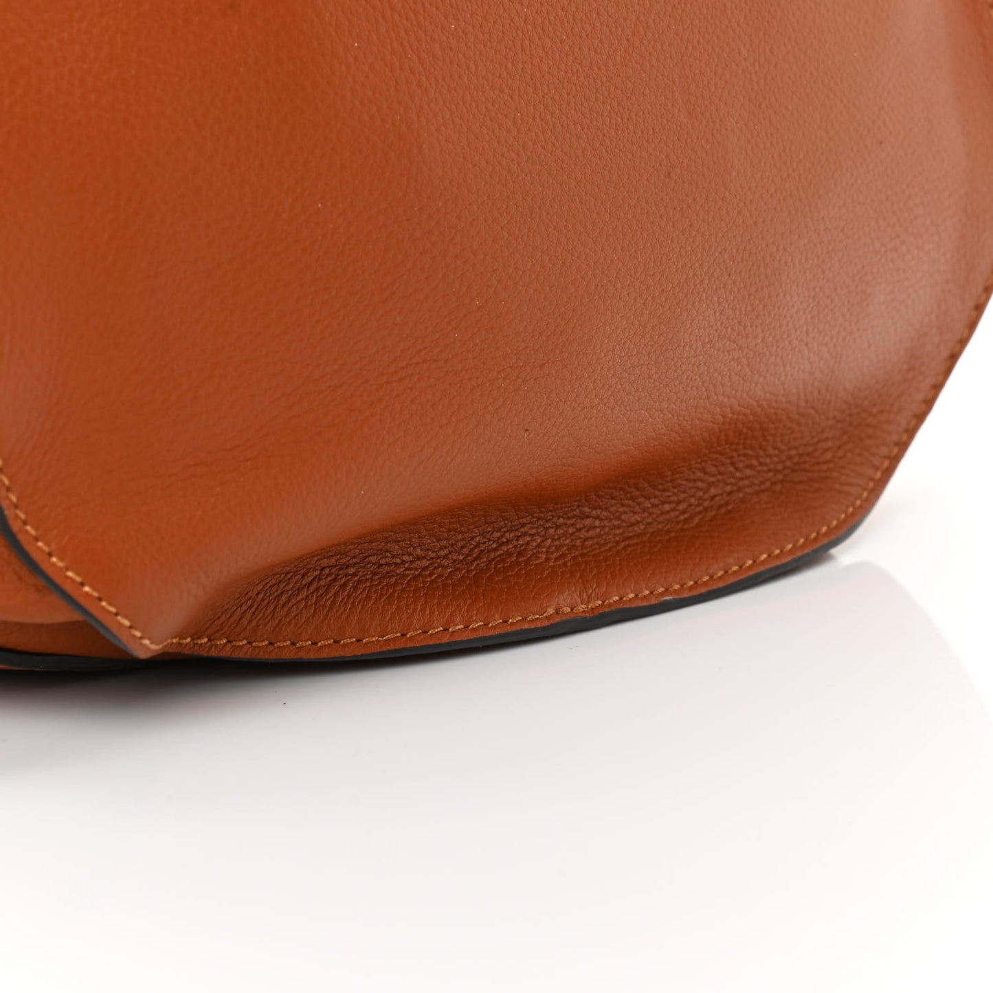 Calfskin Medium Marcie Round Crossbody Bag Tan