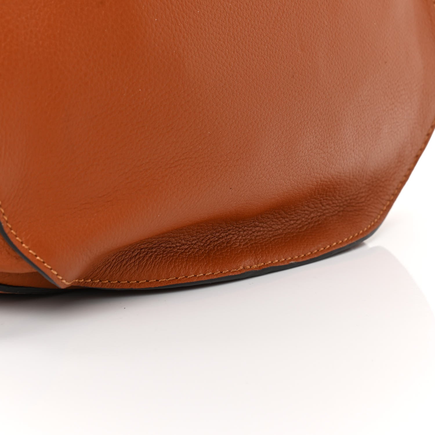Chloe Calfskin Medium Marcie Round Crossbody Bag Tan 11 of 13