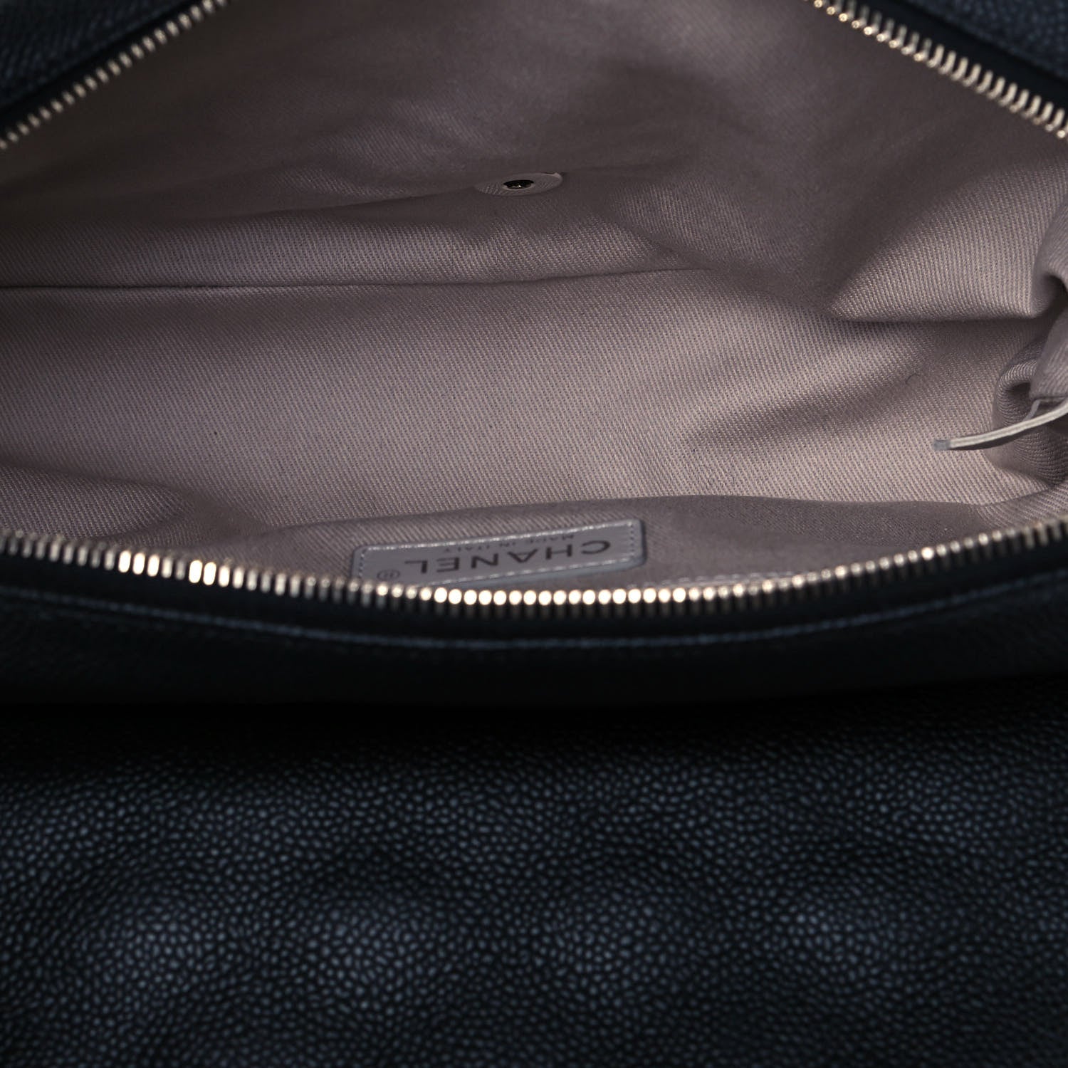 Chanel Caviar Quilted Jumbo Easy Flap Black 5 of 11