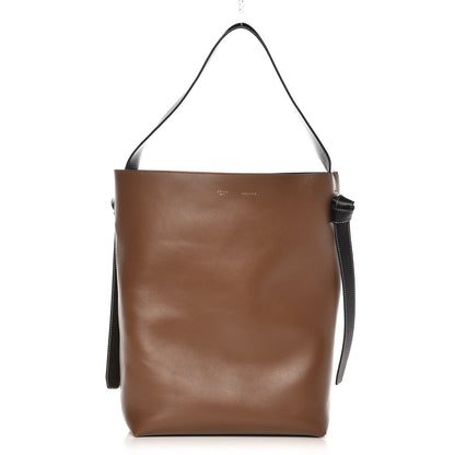 Celine Shiny Smooth Calfskin Small Twisted Cabas Camel Tan 1 of 13