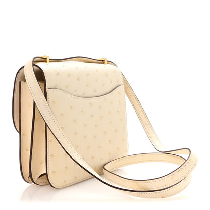 Hermes Ostrich Constance 18 Nata 4 of 12