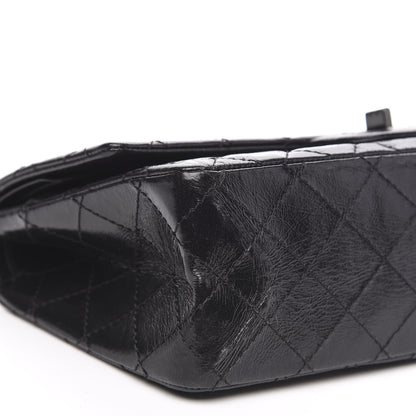 Chanel Glazed Calfskin Quilted 2.55 Reissue 226 Flap So Black 9 of 12