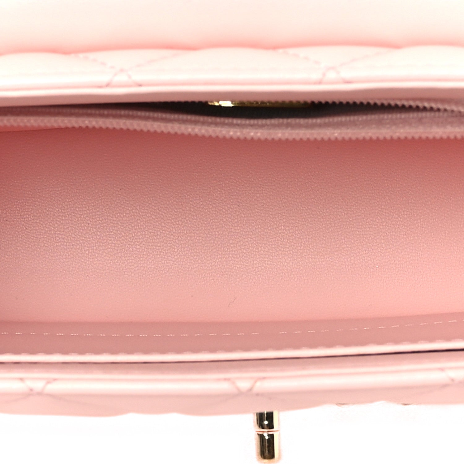 Chanel Lambskin Quilted Small Rectangular Flap Light Pink 5 of 12