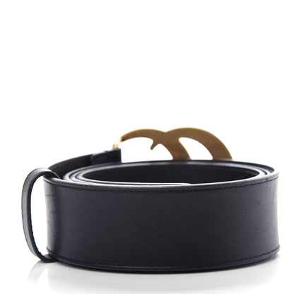 Gucci Calfskin Double G 40mm Belt 95 38 Black 2 of 7