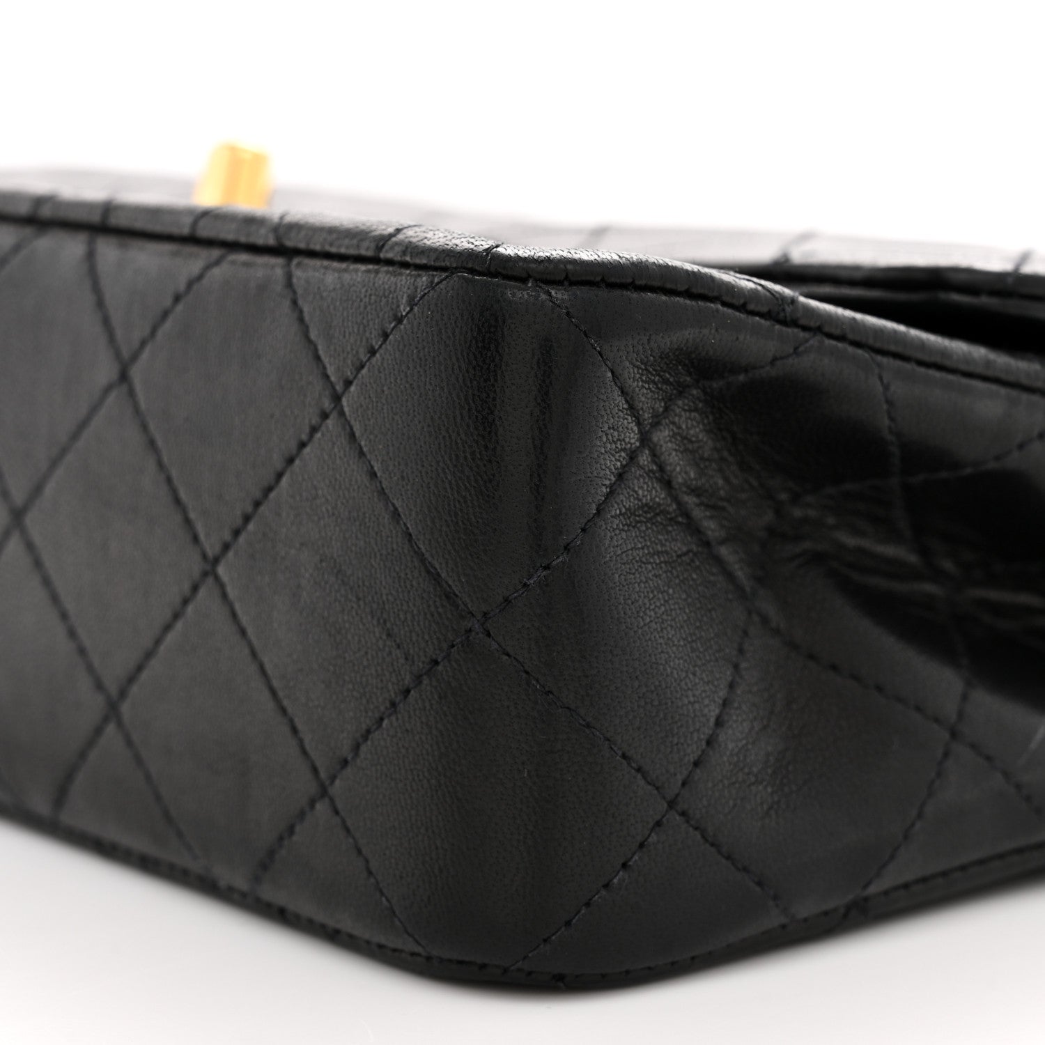 Chanel Lambskin Quilted Small Double Flap Black 10 of 11