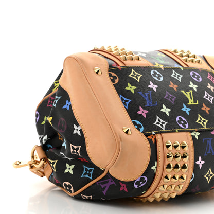 Louis Vuitton Monogram Multicolor Courtney MM Black 8 of 9