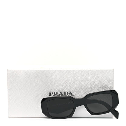 Prada Acetate Symbole Sunglasses SPR 17W Black 7 of 7