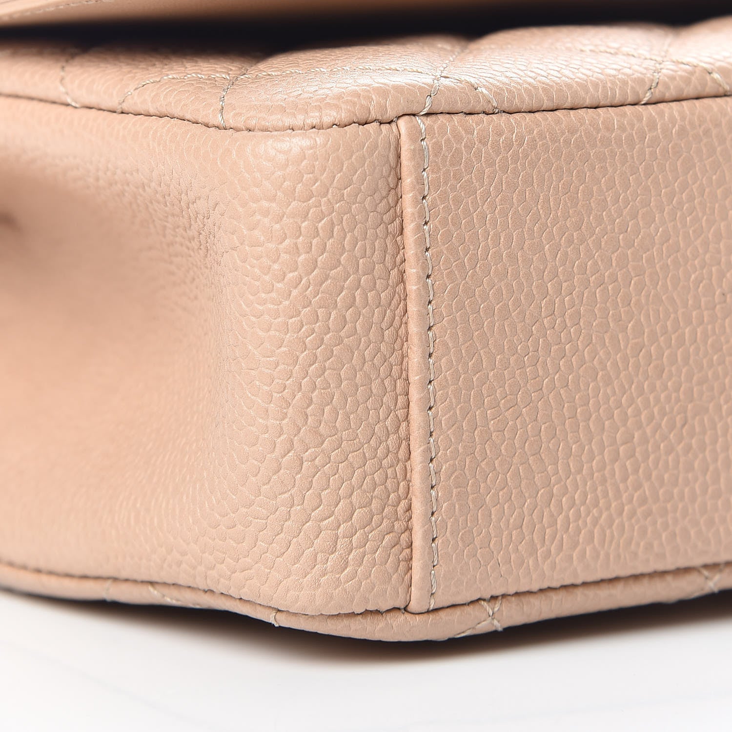 Chanel Caviar Quilted Medium CC Filigree Flap Beige 8 of 12