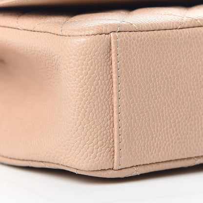 Chanel Caviar Quilted Medium CC Filigree Flap Beige 8 of 12