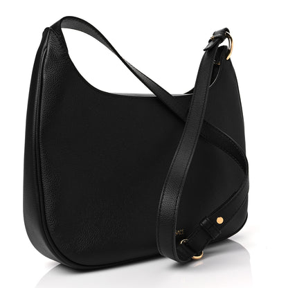 Versace Calfskin La Medusa Chain Hobo Bag Black 3 of 7