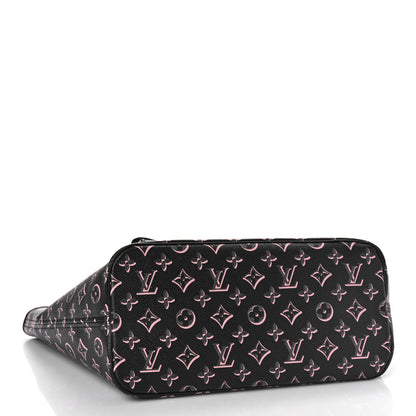 Louis Vuitton Monogram Fall For You Neverfull MM Black 4 of 8