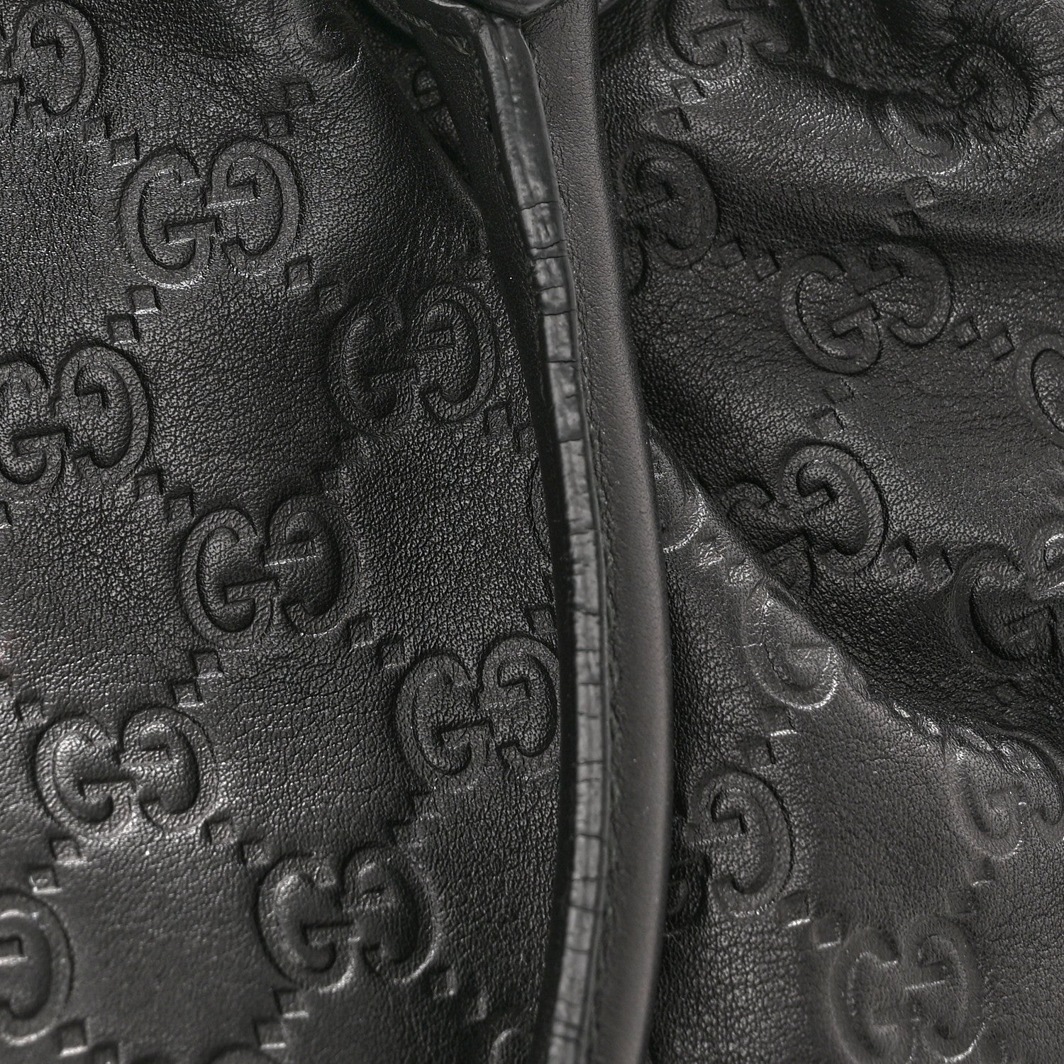 Gucci Guccissima Medium Sukey Top Handle Tote Black 12 of 14