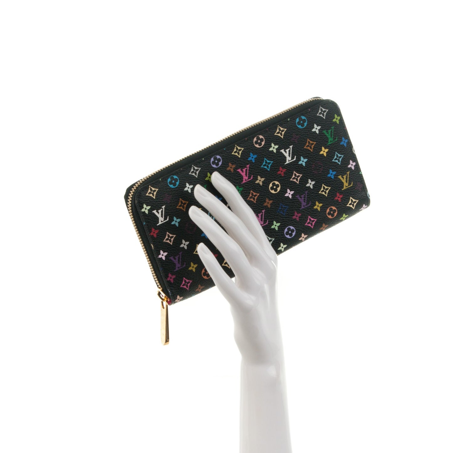 Monogram Multicolor Zippy Wallet Black Grenade